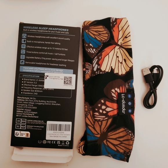 NWT LC-dolida Bluetooth Headphones for Sleep / Sports - Picture 3 of 3